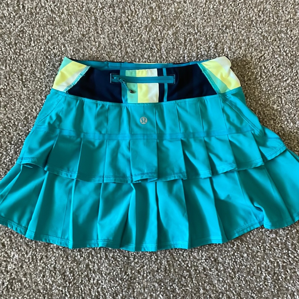 Lululemon Athletica Pace Skirt Blue Tennis/Golf Women’s Size 2